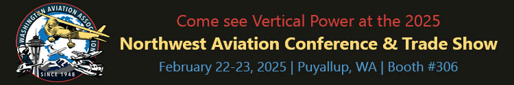 Join Vertical Power at Northwest Aviation Trade Show, Booth 306